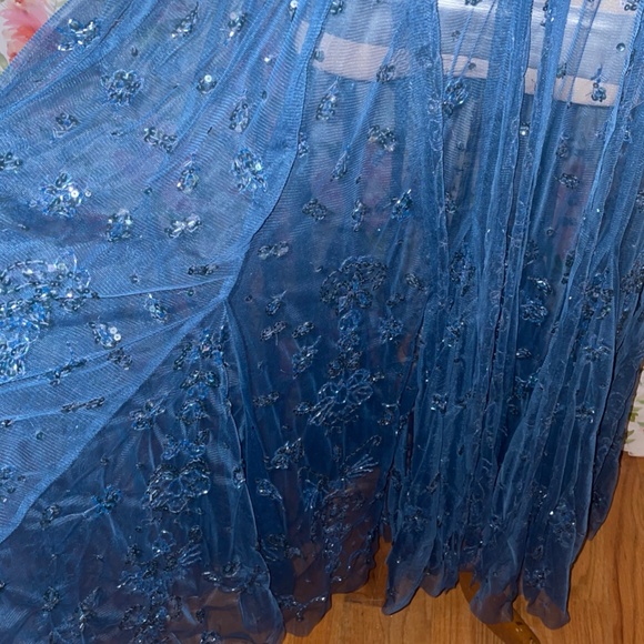 Free People Sascha Sheer Mesh Sequin Maxi Dress-A700 - Picture 5 of 5